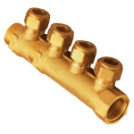 Brass manifold forged